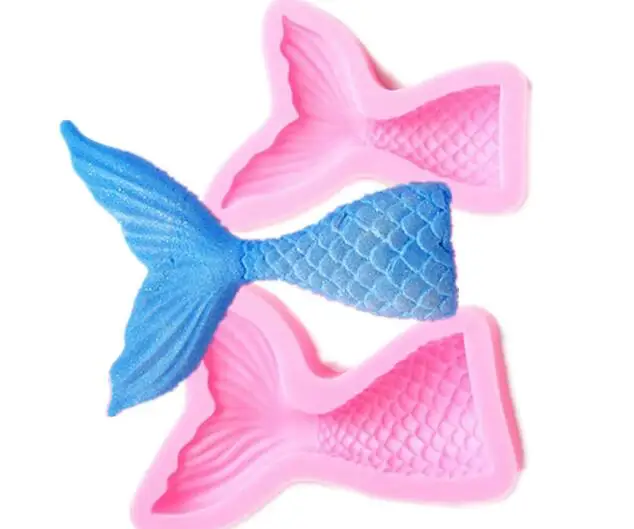 Новинка два размера форма хвоста русалки силиконовая для выпечки декорирование