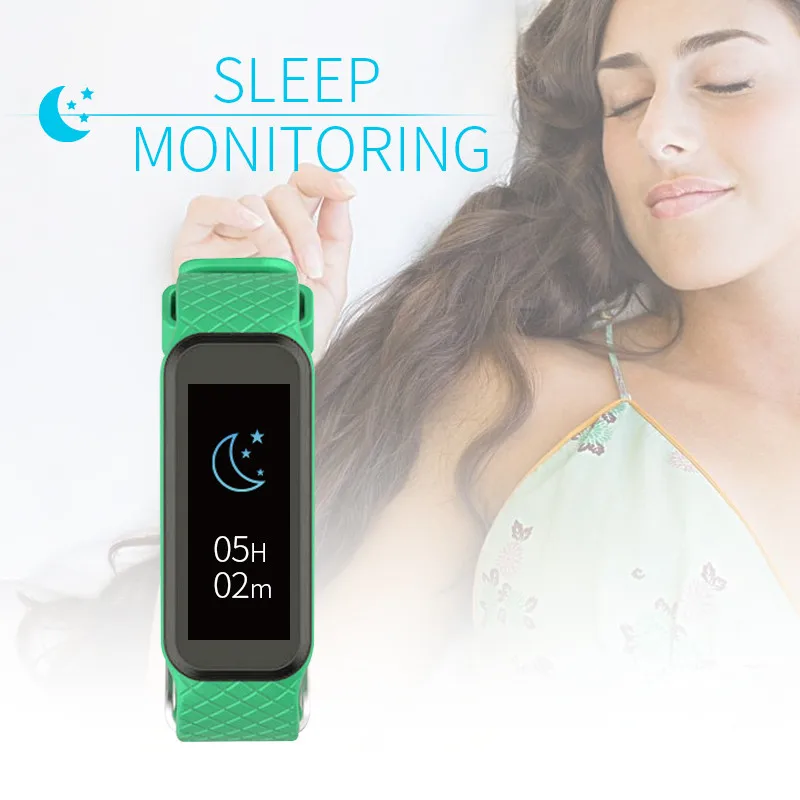 Full Color TFT LCD Screen Heart Rate Monitor Smart Bracelet Fitness Watch Sleep Monitoring Wristband for IOS Android Home | Электроника