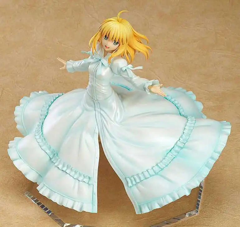 Аниме крыло Fate Stay Night 21 см Saber последняя серия ПВХ фигурка Коллекционная модель