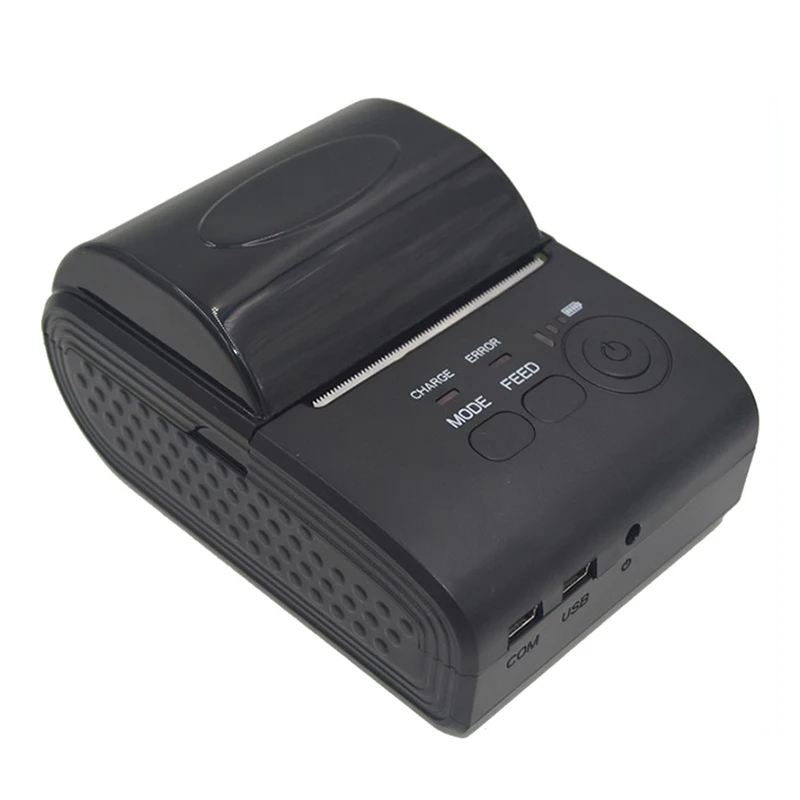 Большой рулон бумаги 57 мм X 50 Bluetooth принтер портативный Android мини беспроводной 58