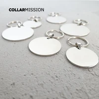 10pcslot freeshipping good qualityl round cat dog id tag blank engrave pet name 3 kinds cat id tag smooth surface dog dit 032