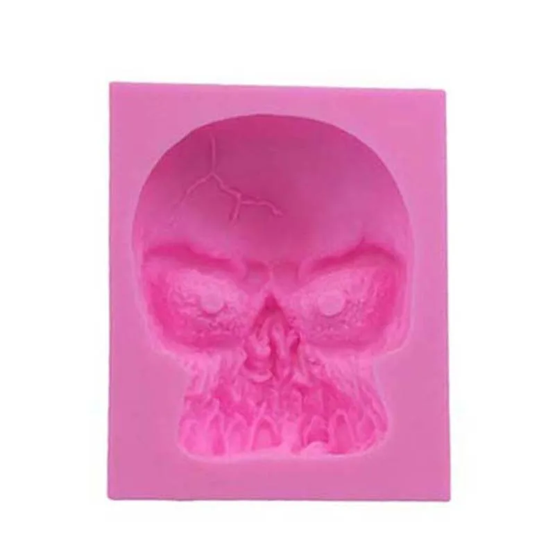 Силиконовая форма в виде черепа для Хэллоуина|bakery tools|dessert decorationsilicone mold halloween |