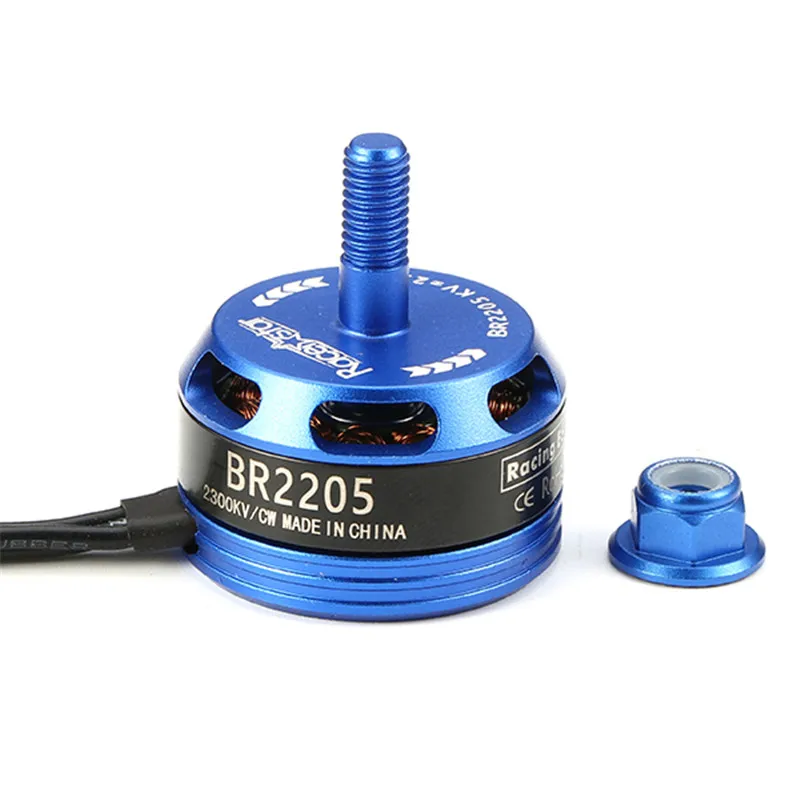 4 шт. Racerstar Racing Edition 2205 BR2205 2300KV 2-4S бесщеточный двигатель CW/CCW темно-синий для