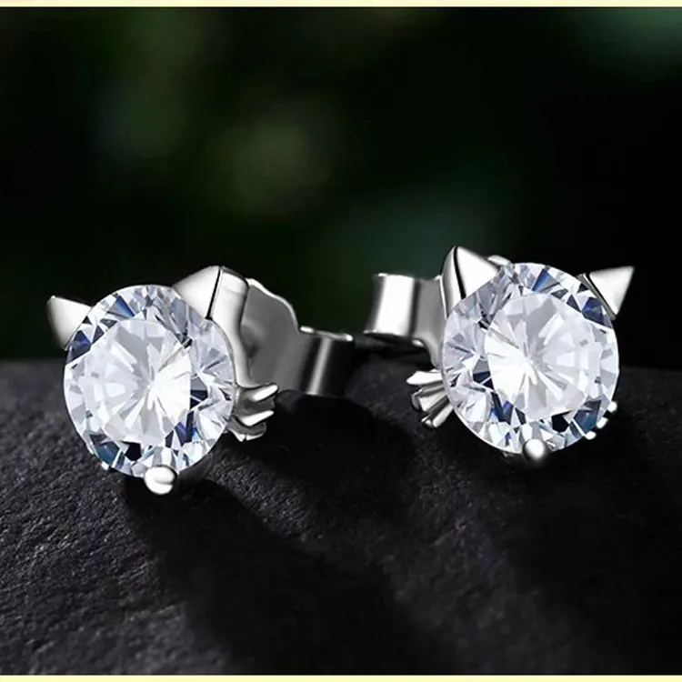 925SV серьги в виде кошек мельницы высококачественное покрытие|earrings cat|silver earrings925