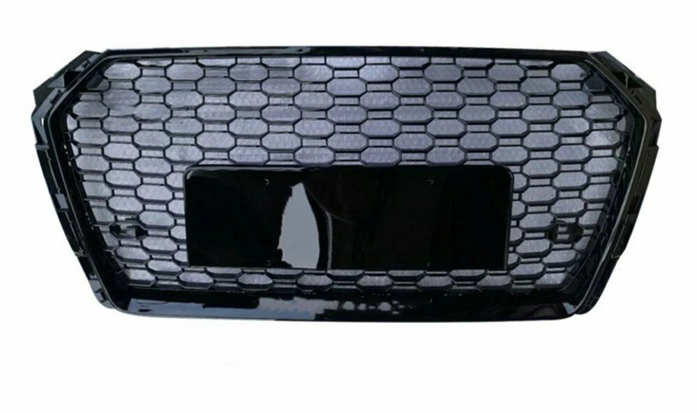 For Audi A4 S4 B9 RS4 Front Sport Hex Mesh Honeycomb Grill S Line Black 2017-18 | Автомобили и мотоциклы