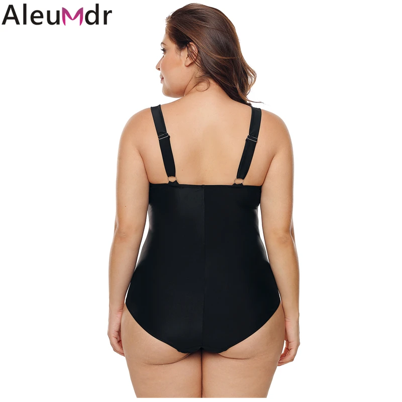 Aleumdr Цельный купальник с лазерным вырезом на ремне глубокий v образный вырез