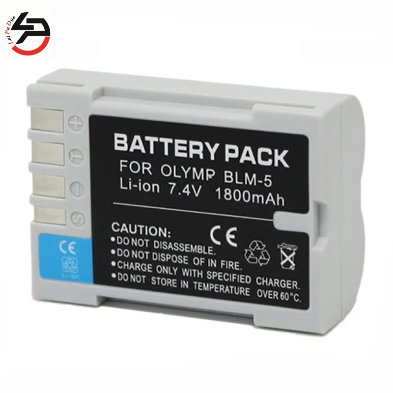 LPD 1800 мАч 100% новый запасной аккумулятор камеры для Olympus PS BLM5 E 3 5 300 330 500 510 520 C 5060