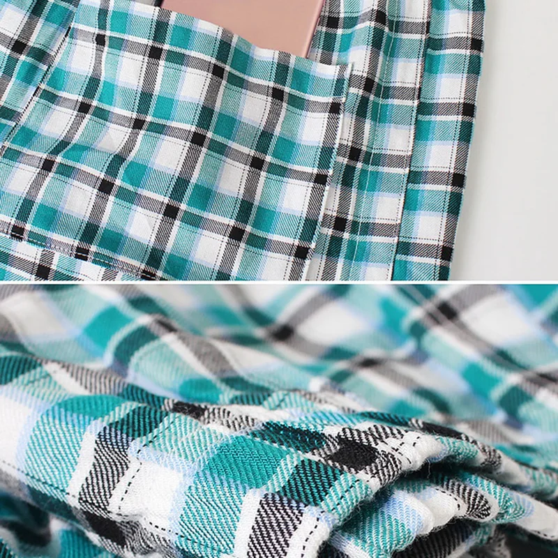 Модная мужская повседневная одежда для сна 2019 клетчатая Домашняя нижнее белье