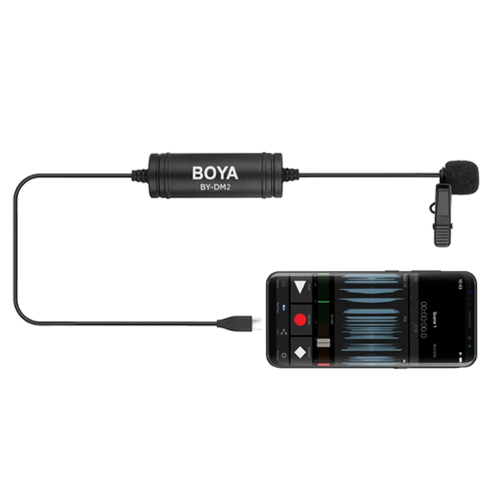 BOYA BY DM2 тип c петличный микрофон для SAMSUNG Galaxy s9 + s8 HUAWEI P20 Pro mate Honor 10 9 Google Pixel 2 аудио