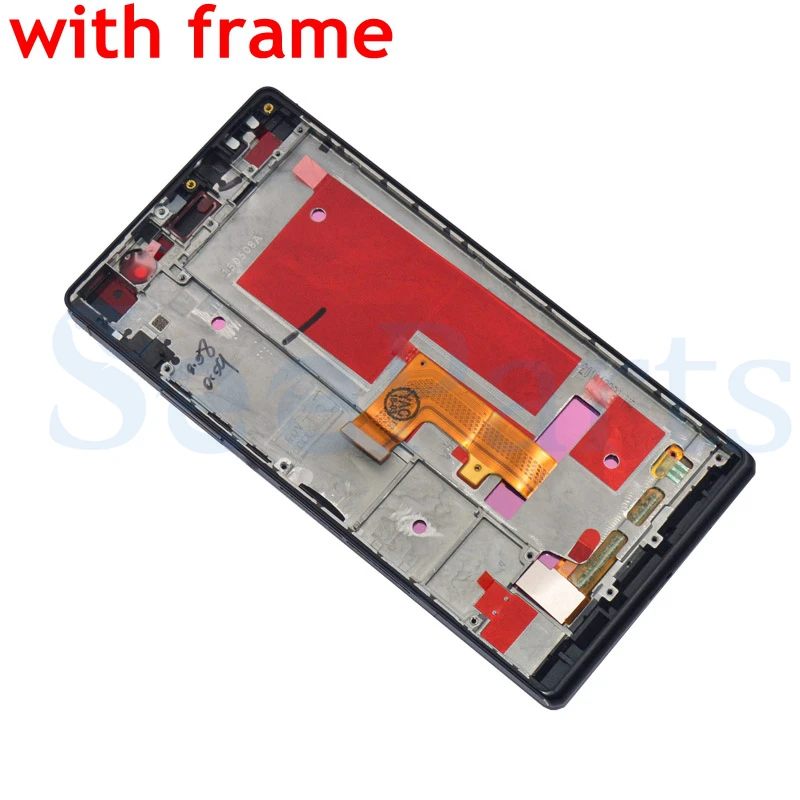 ЖК-дисплей для Huawei Ascend P7 с сенсорным экраном и рамкой в сборе 5 0 дюйма