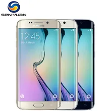 Разблокированный мобильный телефон samsung Galaxy S6/s6 edge, 4G, GSM, Android G925F, четыре ядра, 5,1 дюймов, 16 МП, 3 Гб ram, 32 ГБ rom, сотовый телефон