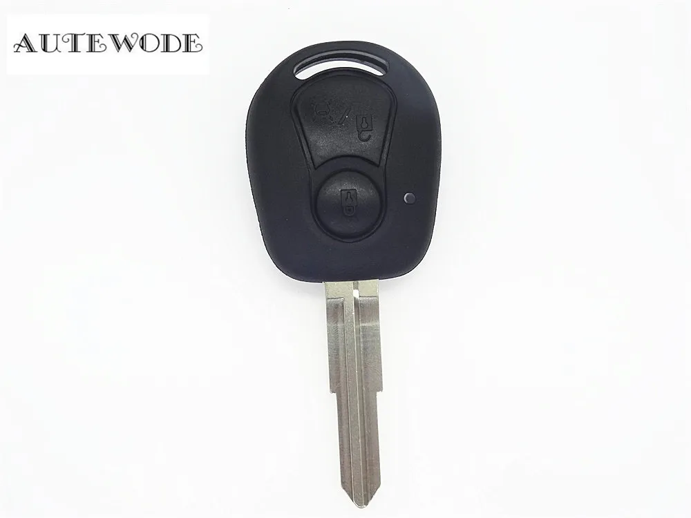 AUTEWODE новый ключи в виде ракушки 2 пуговицы подходит для SSANGYONG Actyon Kyron Rexton чехол