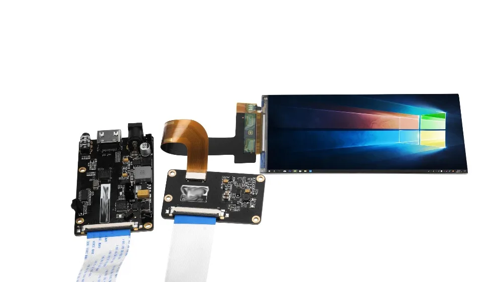 Модуль ЖК экрана 5 дюйма 2K LS055R1SX03 с платой драйвера HDMI MIPI для дубликатора Wanhao 7 SLA 3D