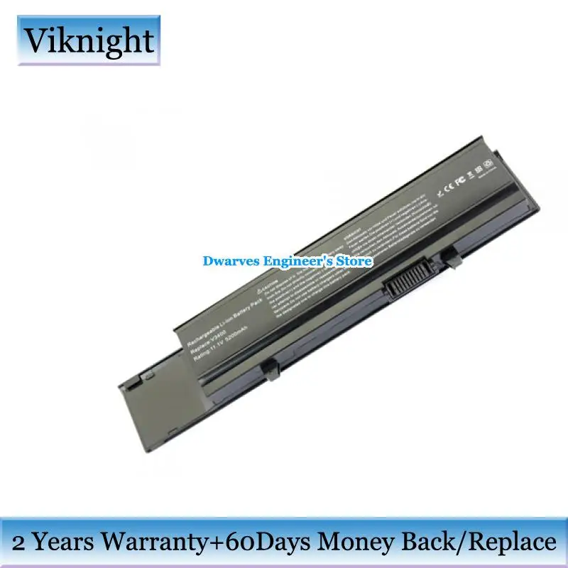 6-элементная батарея Y5XF9 11 1 В 5900 мАч для Dell 7FJ92 Vostro 3400 3500 V3700 E6400 D3C 04GN0G 0txwrr Y5XF