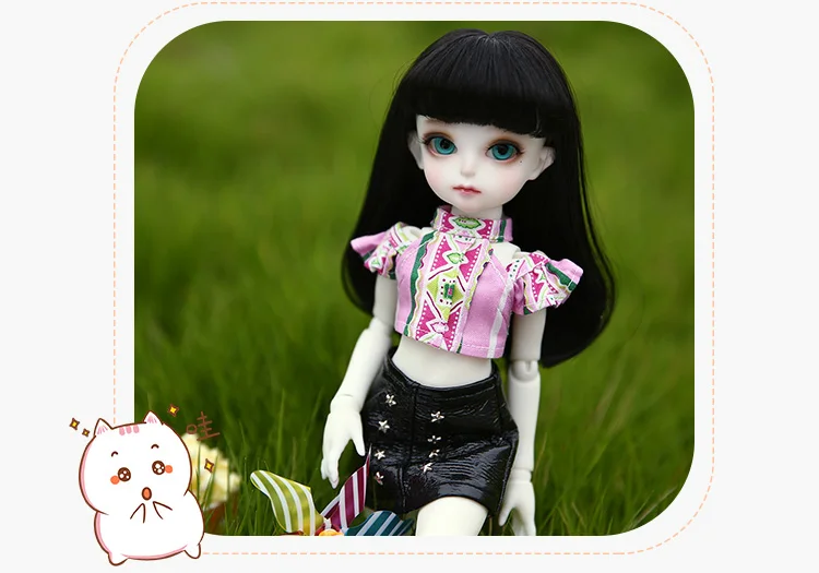 BJD Dolls Momocolor Emily 29cm 1/6 Adorable Cutie High Quality Resin Figure Girl Toys Best Birthday Gifts