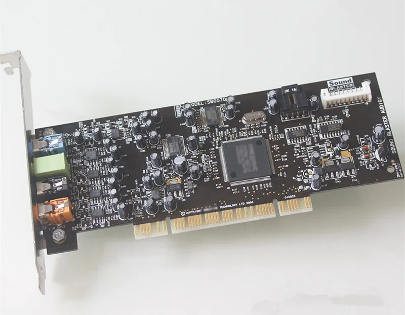 Оригинальная разборка 1 шт./партия звуковая карта PCI7.1 креативная аудиокарта SE 64
