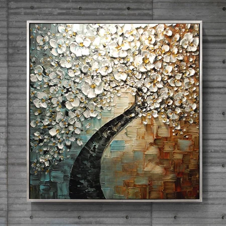 100% ручная роспись Современная масляная краска палитра ножей текстурированная