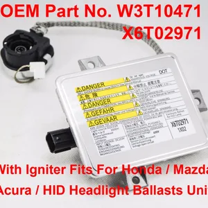 1pcs 35w d2s d2r oem hid xenon headlight ballast comput control unit w igniter part w3t10471 x6t02971 for honda acura mazda 3 free global shipping