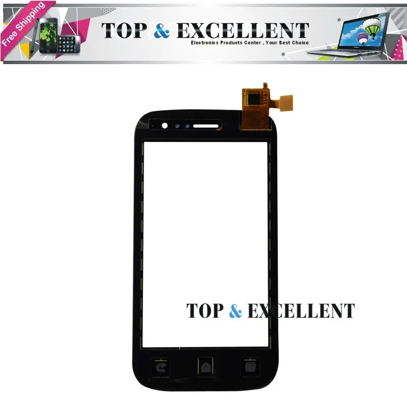 Free Shipping For Capacitive Touch Glass Panel Screen Digitizer Wiko Cink Slim Smart Phone Out Black Color | Мобильные телефоны и