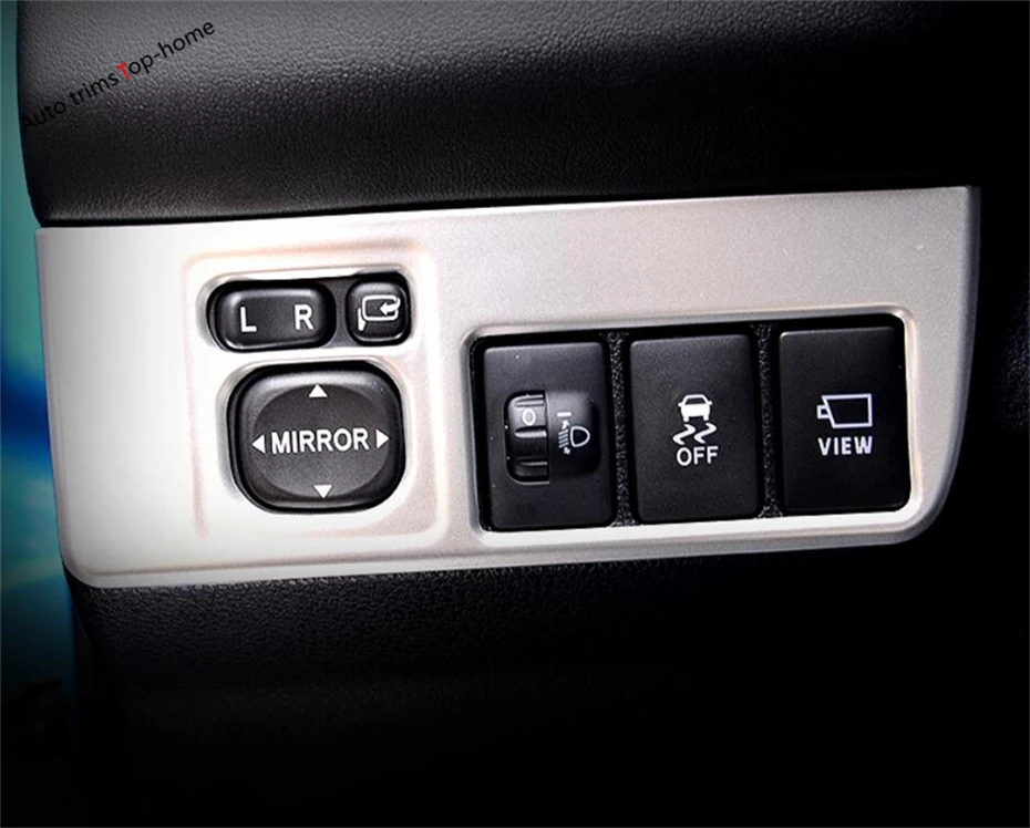 Yimaautoпланки передние фары кнопка переключения рамка Крышка отделка Подходит для