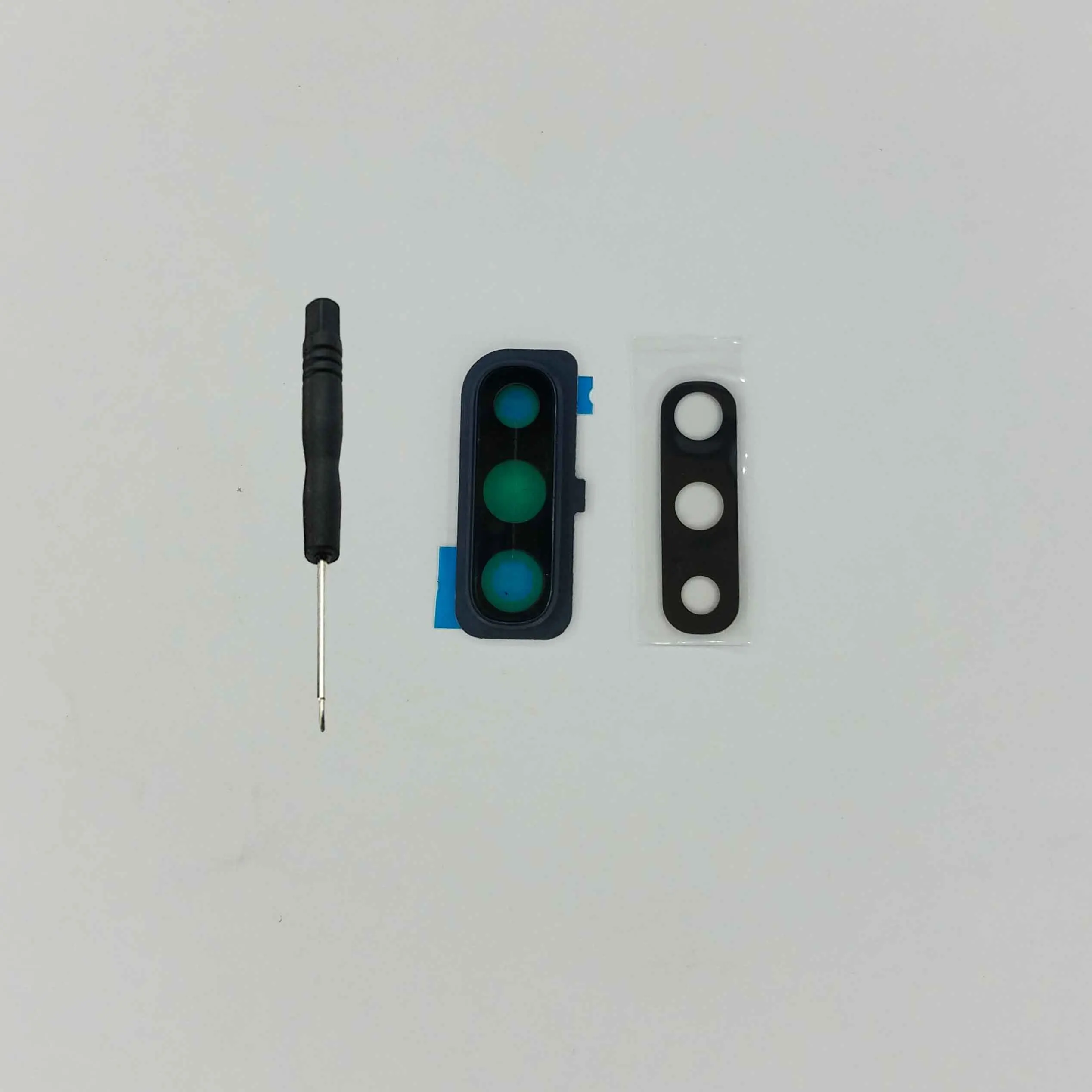 Black Для samsung Galaxy A50 A505 A505F A505FN A505FM A505GN корпус телефона Новая задняя крышка задняя камера защитное стекло держатель объектива+ Инструменты - Цвет: Black