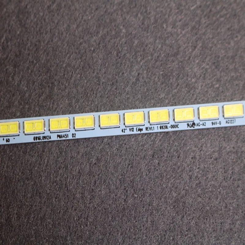 

New backlight bar 2 Piece 60LED 531mm LED strip 6916L0912A 69220L-0001C for 42 inch TV LED42K520J3D LC420EUN 6922L-0016A