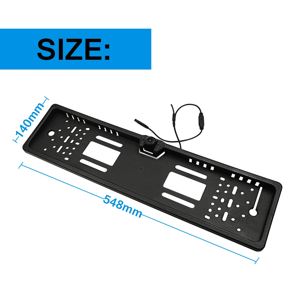 Автомобильная Wifi Европейская Рамка номерного знака беспроводная камера заднего