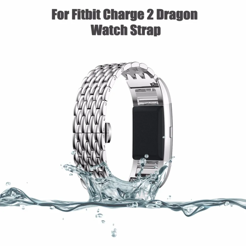 Сменный металлический браслет для Fitbit Charge 2 ремешок из нержавеющей стали band Band