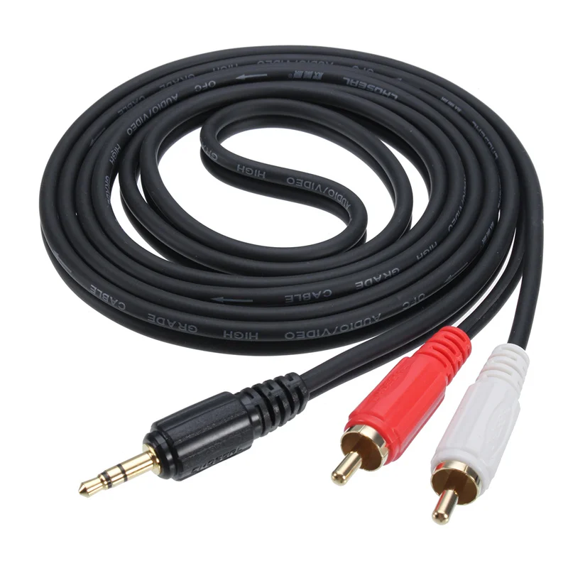 Choseal 30 юбилей Q304K RCA Jack кабель 3 5 мм to 2 аудио штекер-штекер aux DIY Edifer театральный DVD |