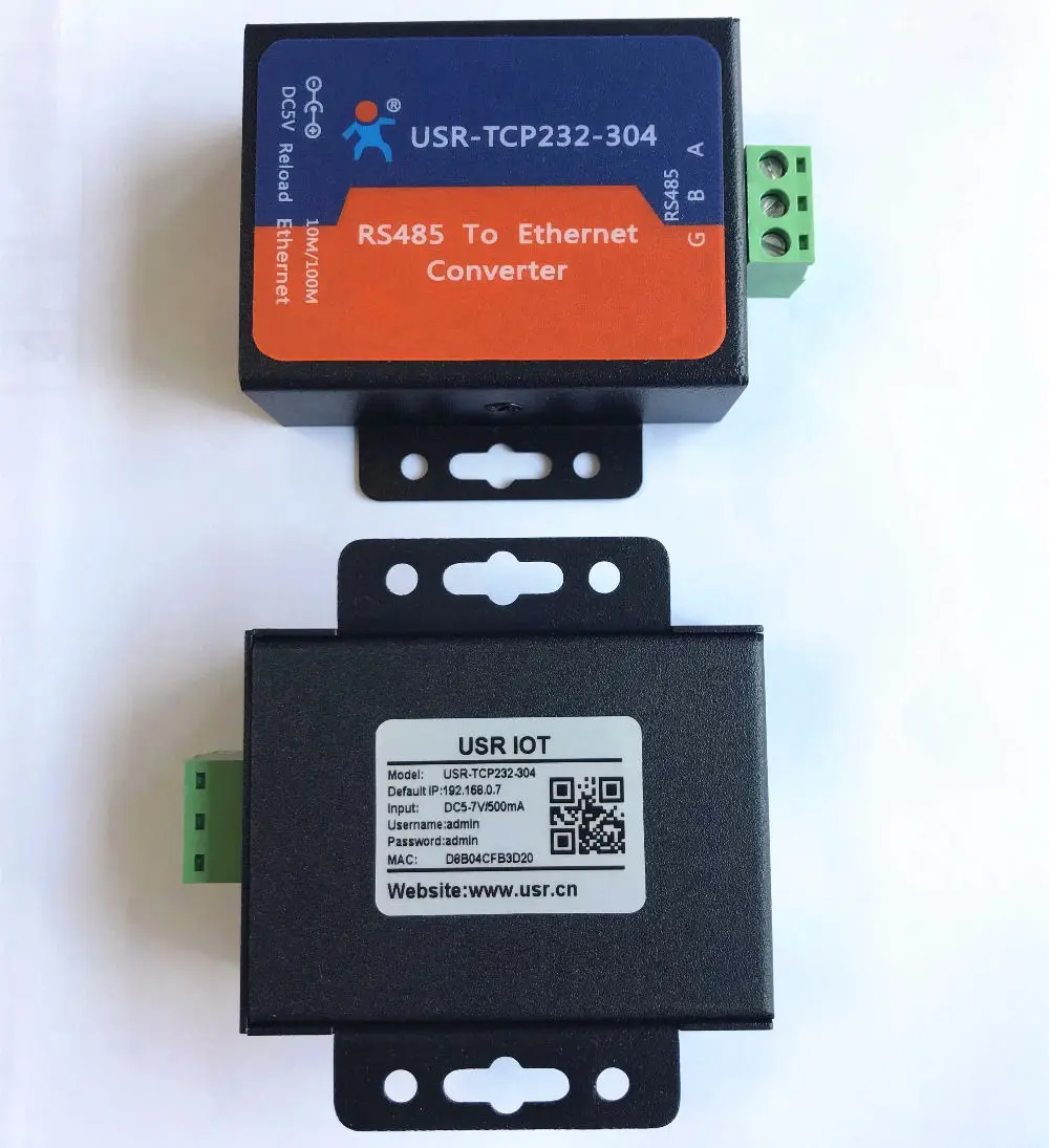 Промышленная Автоматизация передачи данных RS485 Ethernet конвертер USR TCP232 304