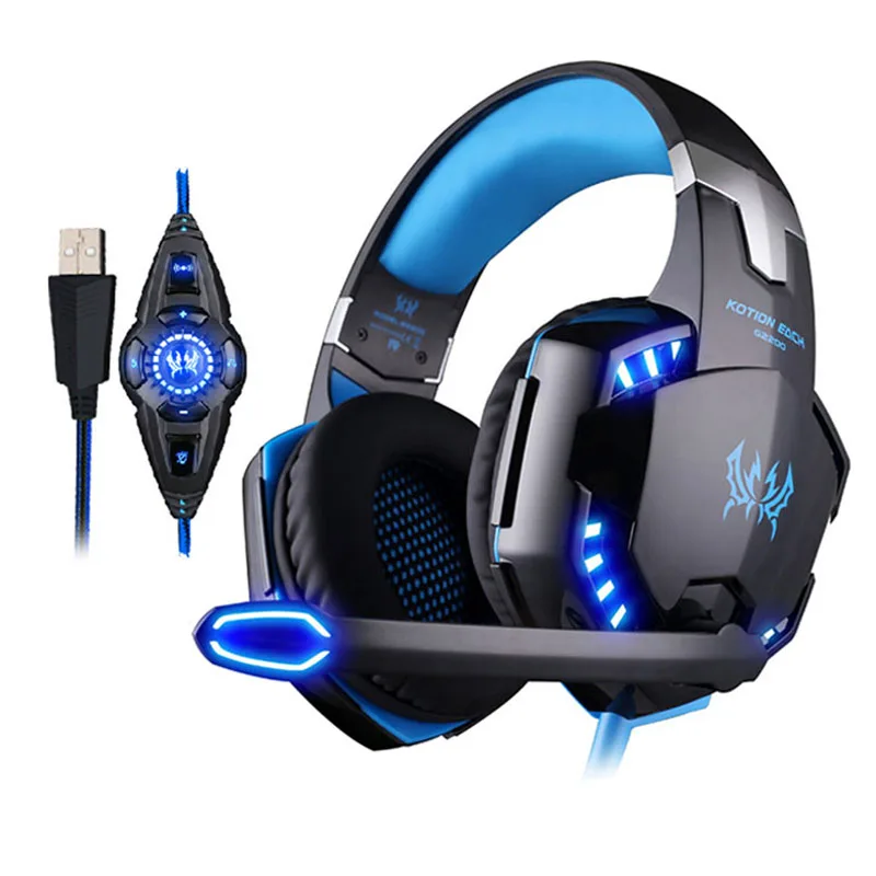 Каждая вибрационная игровая гарнитура USB объемный звук PC гарнитура Gamer 7,1 Игровые наушники для компьютера с микрофоном светодиодный светильник