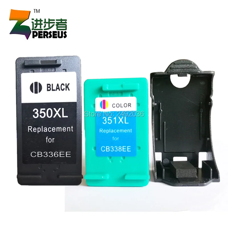 2 # Высокое Качество Чернильный Картридж Для HP 350XL 351XL 350 351 Black &amp Color Замена
