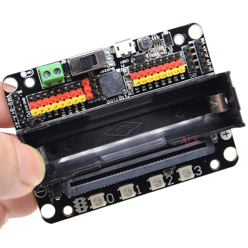 1pcs micro bit/microbit/micro:bit GPIO Expansion Board Compatible Socket Support Scratch Python Programming Introduction | Компьютеры и