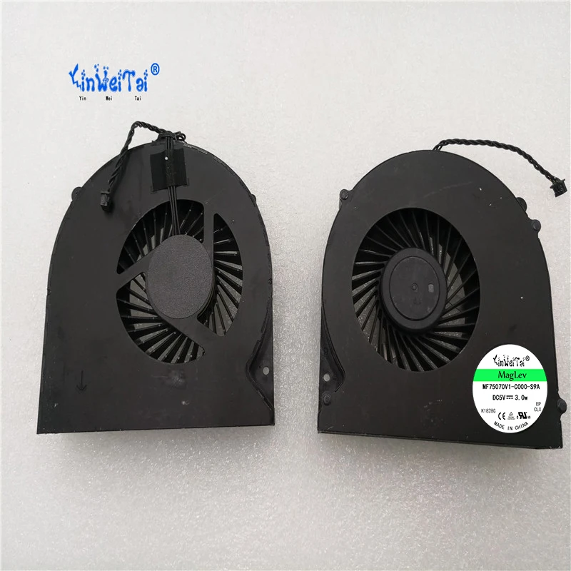 100% Cooling fan for CLEVO 6-31-P870S-101 P870DM-G P775DM-G FH6L DFS651605MC0T Cooling fan