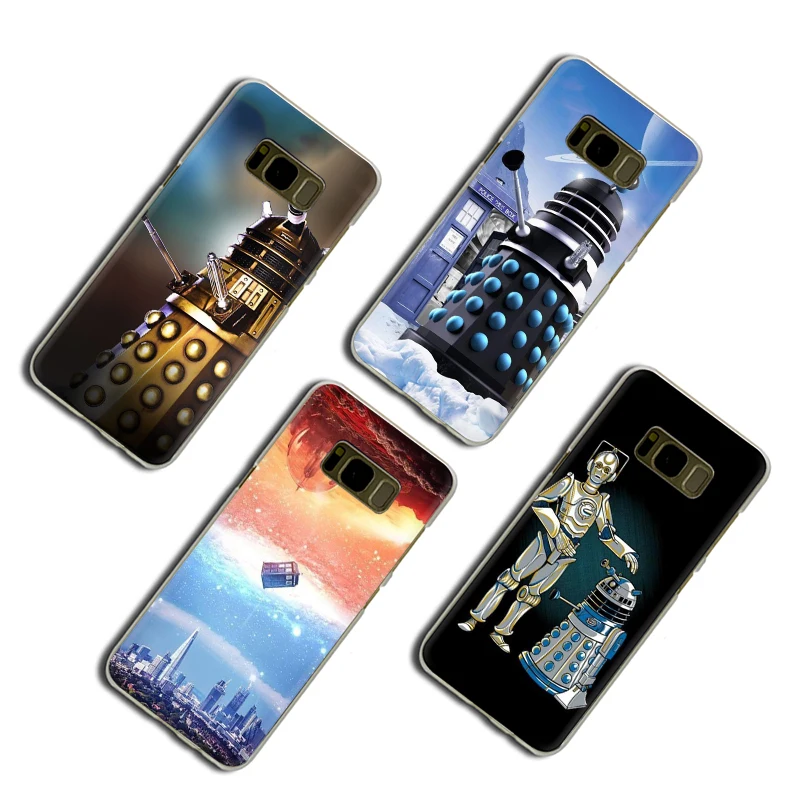 Доктор Кто делеки жесткий чехол для телефона с принтом "для Samsung S6 S7 край S8 S9 S10