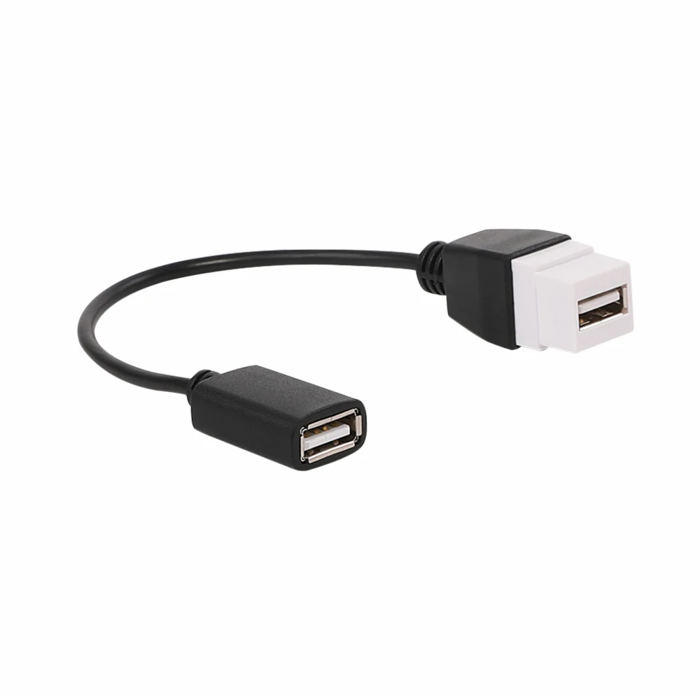 20 см короткий USB 2 0 свинцовый Удлинительный кабель жила женщина к гнезду