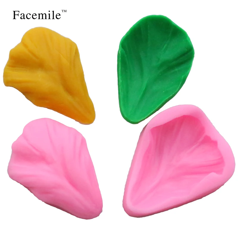Facemile 22 шт. силиконовые лепестки лист плесень цветы помадка плесень шоколадная резинка паста плесень помадка торт Broder украшения инструменты