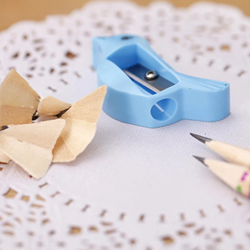 4 шт./лот милая маленькая точилка для карандашей в виде голубей с одним отверстием