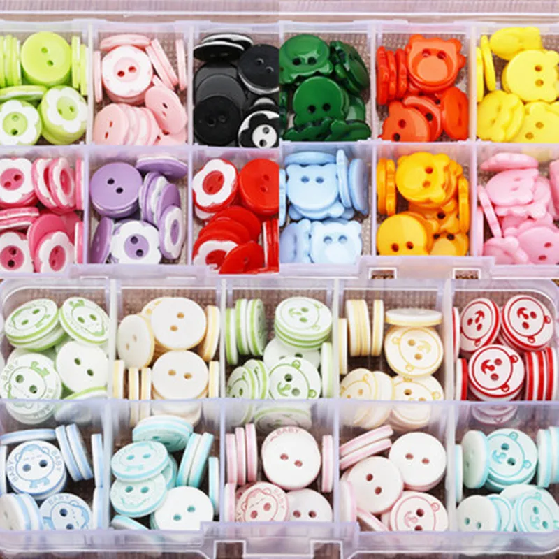 Яркие цвета Детские пуговицы с героями мультфильмов Детский свитер сделай сам