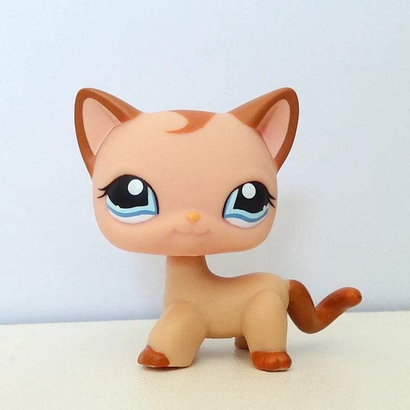 Пет шоп стоячки лпс игрушки редкие кошечку стоячки#1024 pet shop short hair cat yellow kitty#1024 original lps toys old rare stanchion free shipping