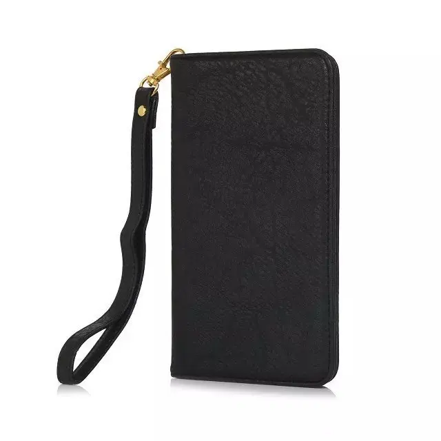 Bestoffer2U из искусственной кожи чехол для iPhone 4, 5, SE, 5S, 6, 6 S, 7 Plus, 5,5 дюймов, ниже, для мужчин, женщин, девушек, магнитная винтажная сумка с кармашками, сумки для слотов - Цвет: Черный