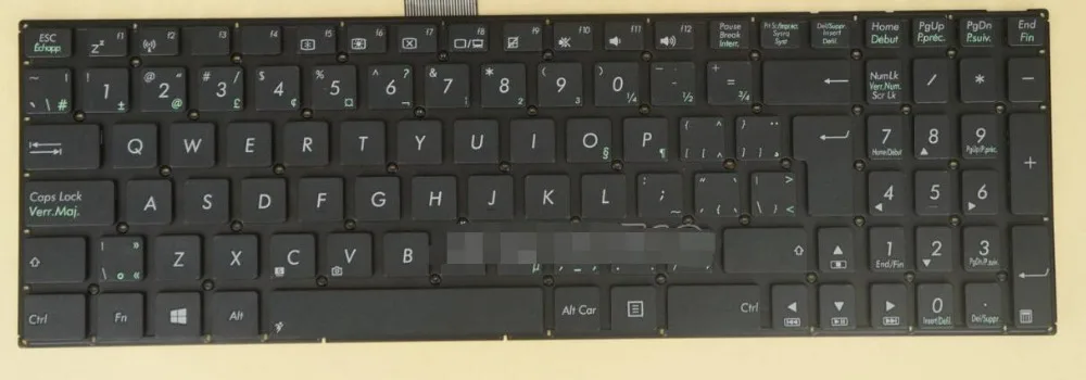keyboard for ASUS A550 A56 D552 E550 F550 P551 K550 R751L F552 F750 SWEDISH/NORWEGIAN/DANISH/FINNISH/CANADIAN/CROATIAN/SERBIAN | Компьютеры