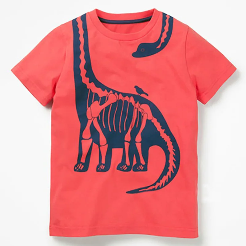 

New style Cool boy outfits dino print boutique summer shorts clothes set