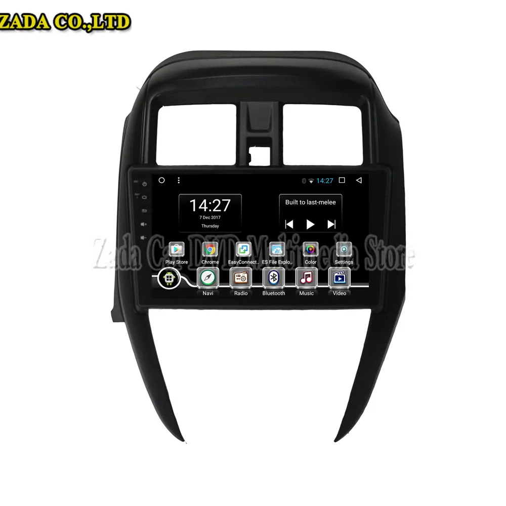 NaviTopia 10.1inch 1024*600 1GB/2GB RAM Quad Core/Octa Core Android 6.0 Car Radio player for Nissan Sunny 2014 2015 2016 | Автомобили и