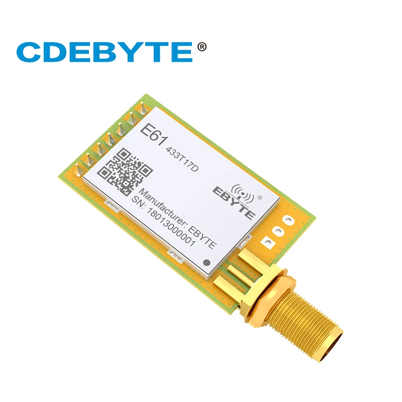E61 433T17D 433 МГЦ 50 мВт SMA антенна IoT uhf беспроводной трансивер непрерывная передача