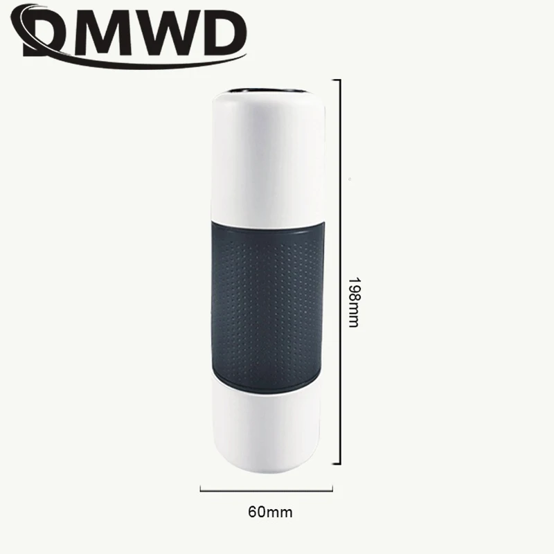 DMWD мини руки Давление Портативный капсулы Кофе машины USB Пособия по кулинарии чашки ручной 21 бар Итальянский Эспрессо извлечения пот