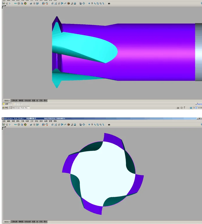 HRC65 метрический фрезерный станок с одним лезвием и твердосплавной резьбой для