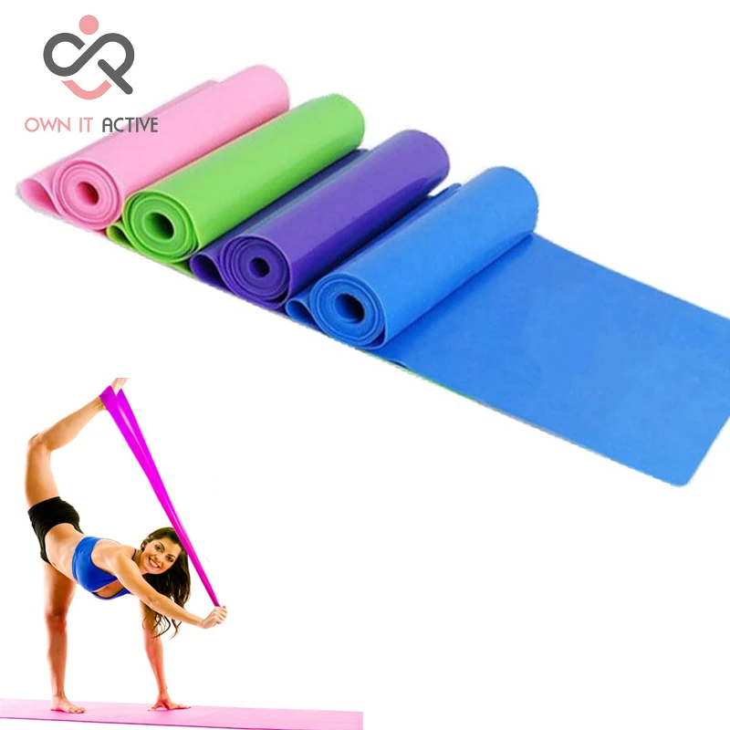 

New Unisex Stretchy Resistance Band Straps Fitness Yoga Gym Pilates M037