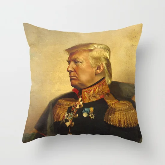 Боб Марли Дональд Трамп наволочка в европейском винтажном стиле Бенедикт