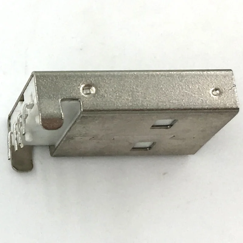 Изогнутая белая USB штепсельная Вилка 10 шт./лот|Соединители| |